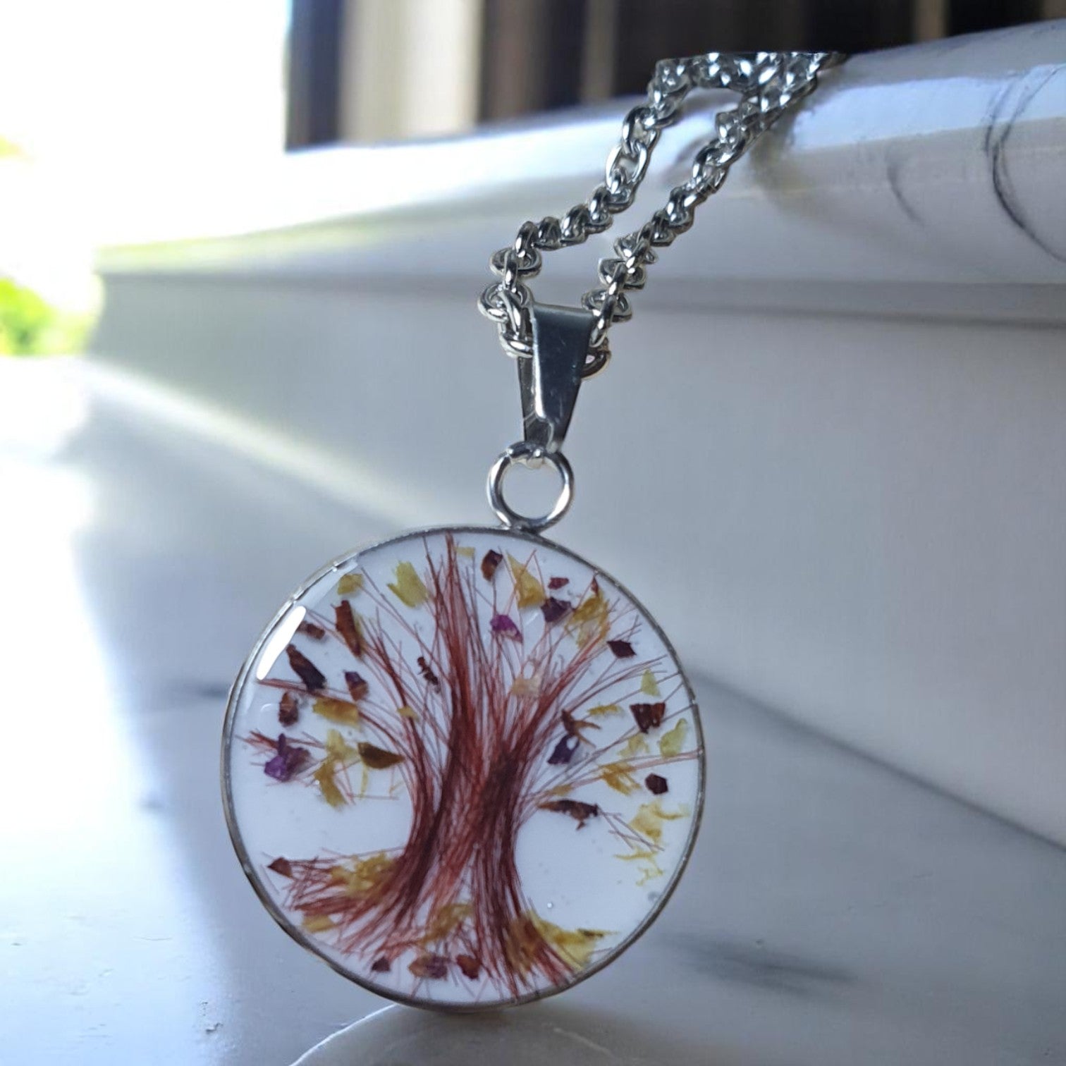 Colgante circulo cabello