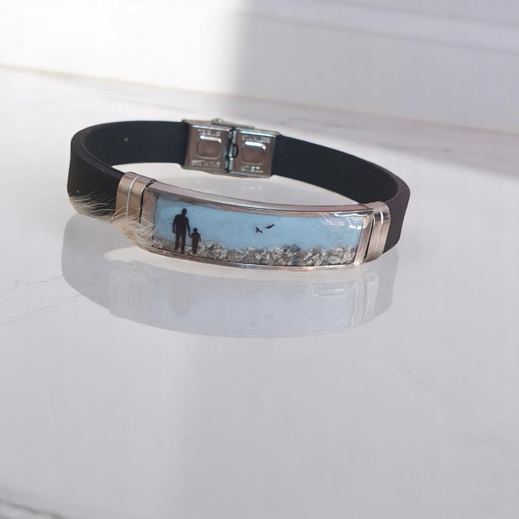 Pulsera titanium Ceniza