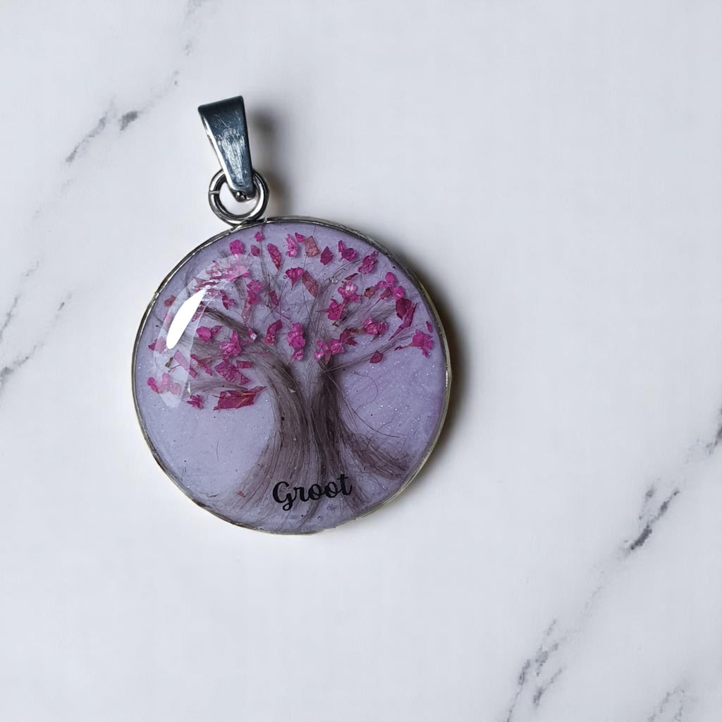 Colgante circulo cabello