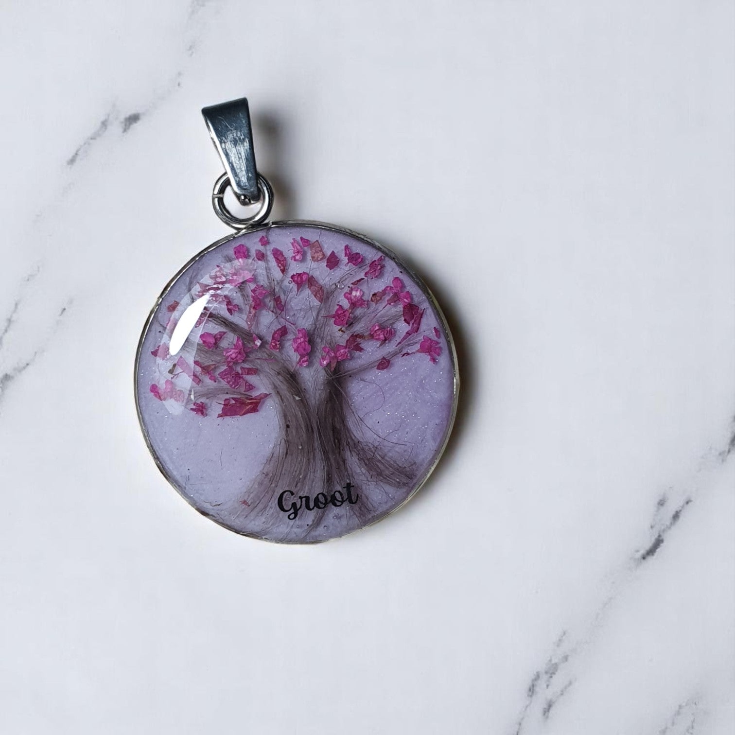 Colgante circulo cabello