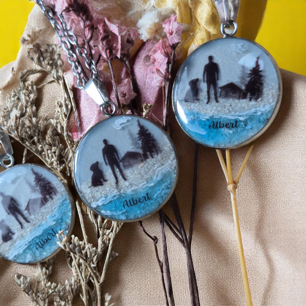 Colgante Circulo silueta