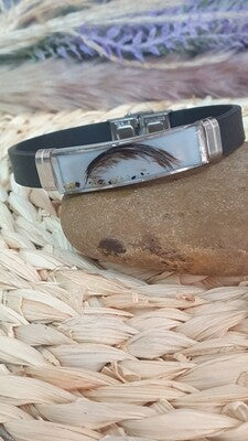 Pulsera Titanium en leche materna, cordón o cabello