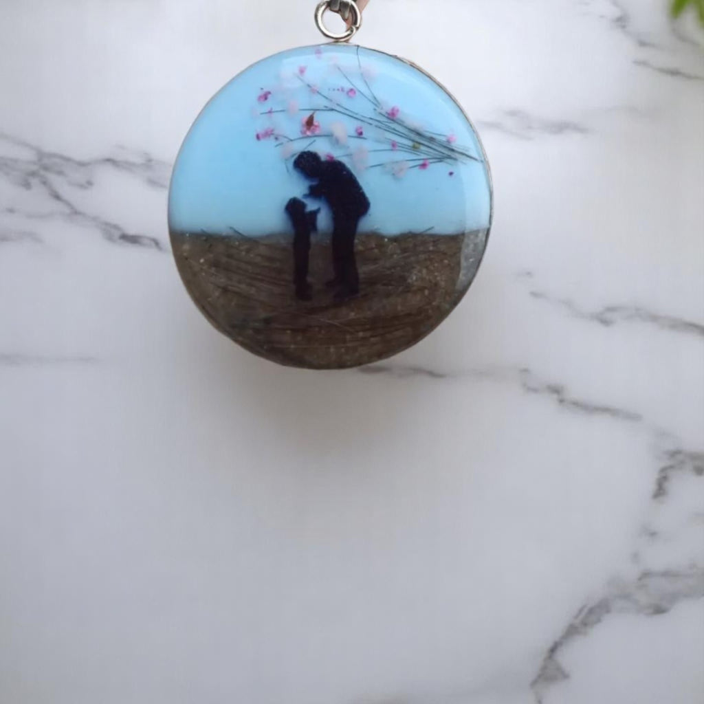 Colgante Circulo silueta