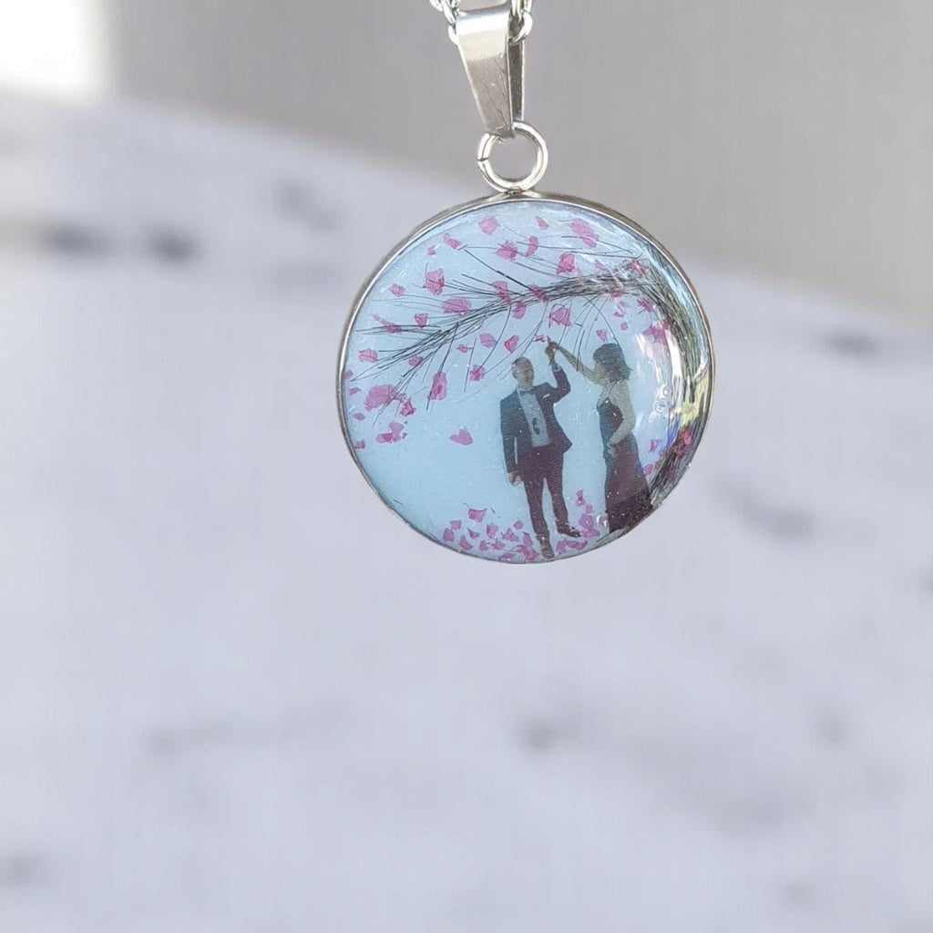 Colgante circulo cabello