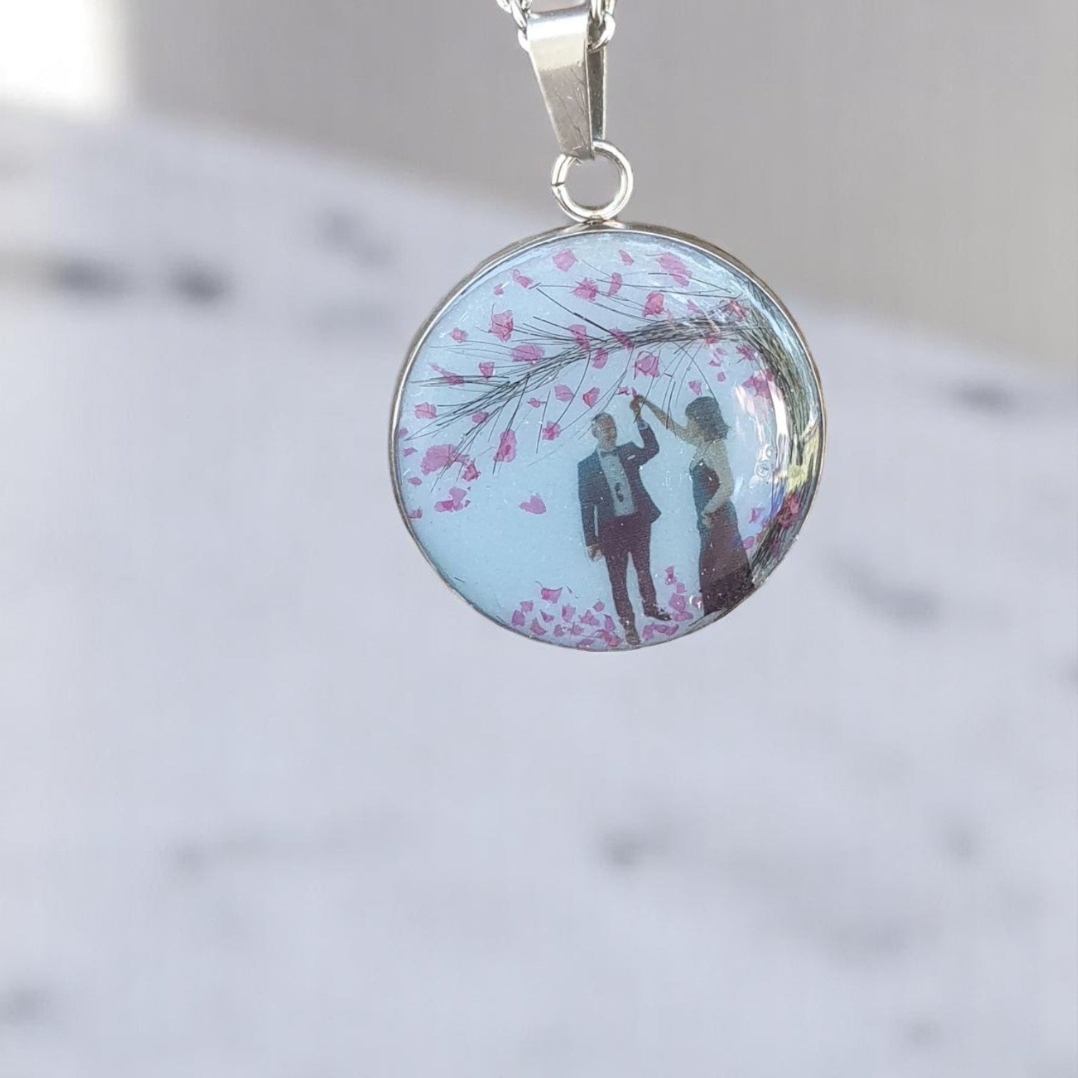 Colgante circulo cabello