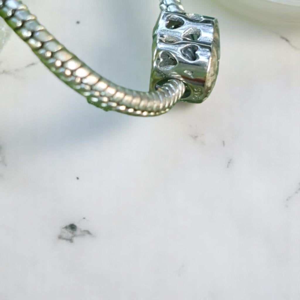 Charm corazón plata