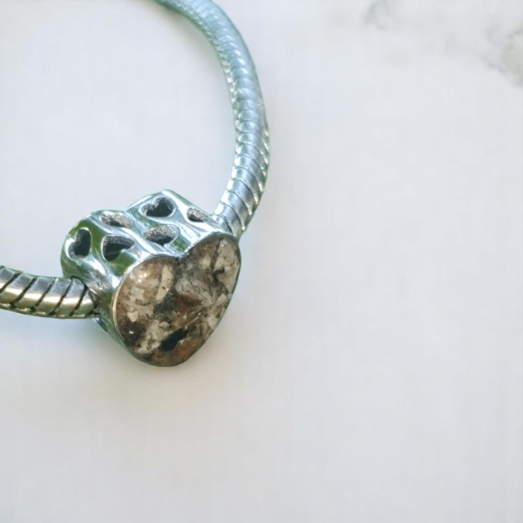 Charm corazón plata