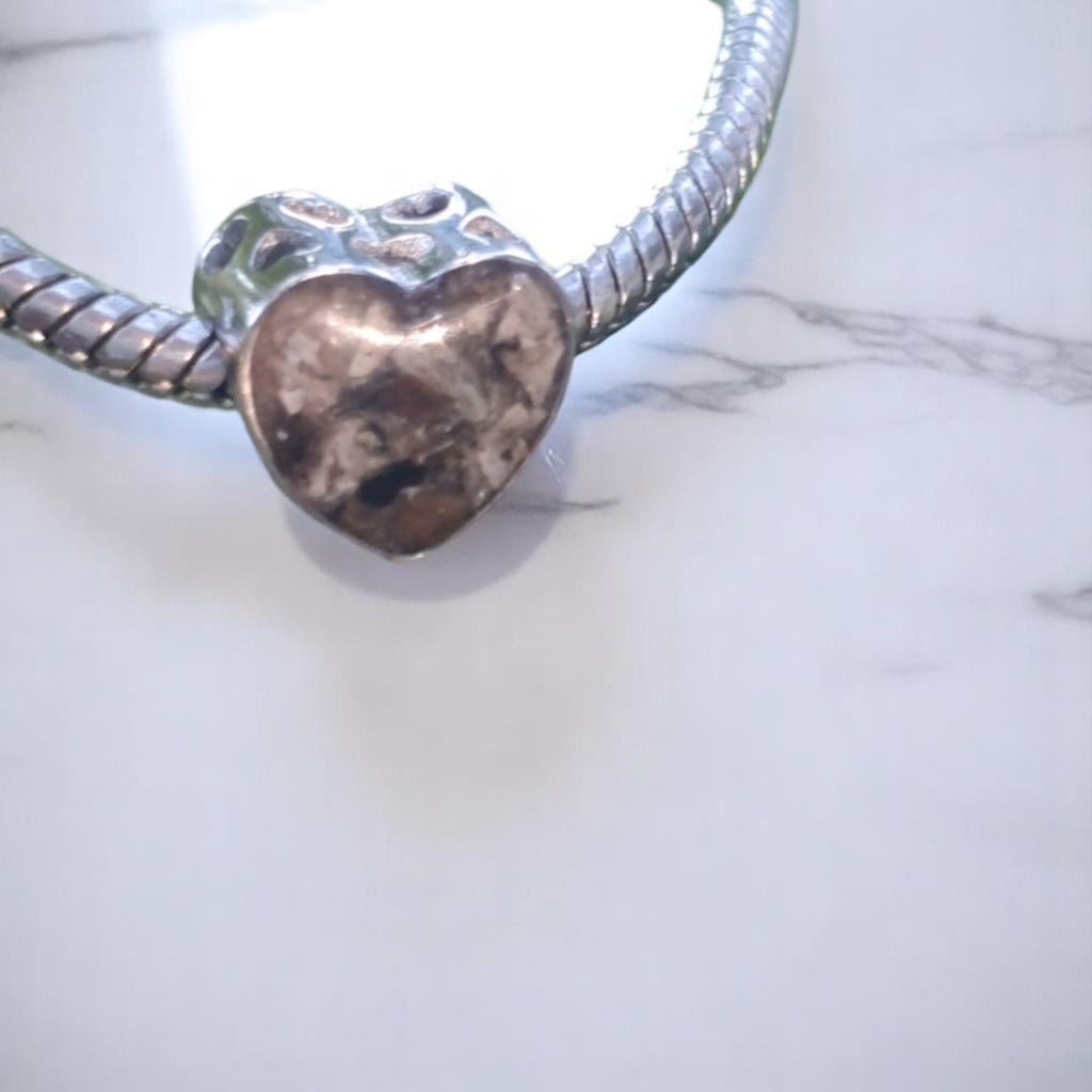 Charm corazón plata