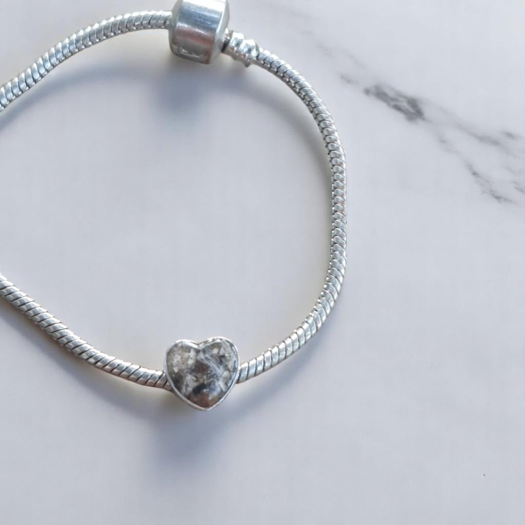 Charm corazón plata