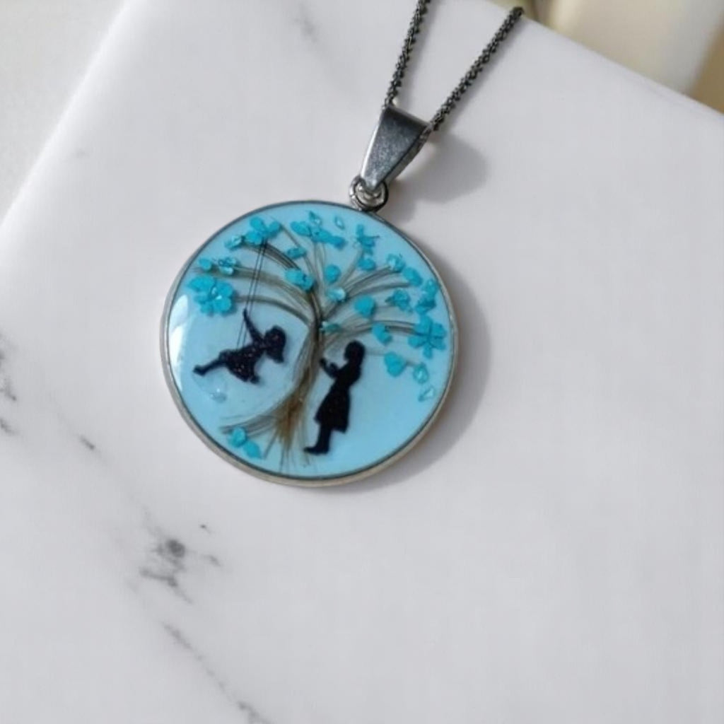 Colgante circulo cabello